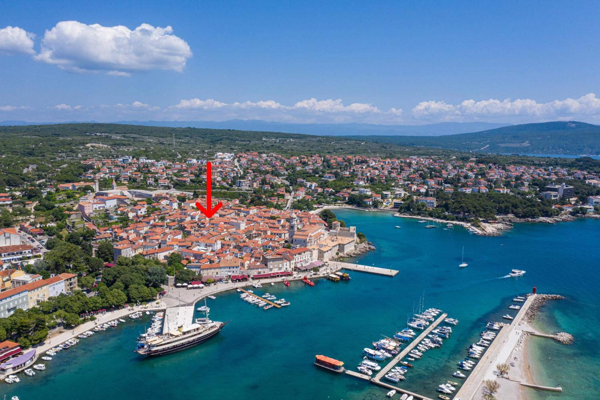 Apartment Gaviota Krk Krk Town Bagian luar foto